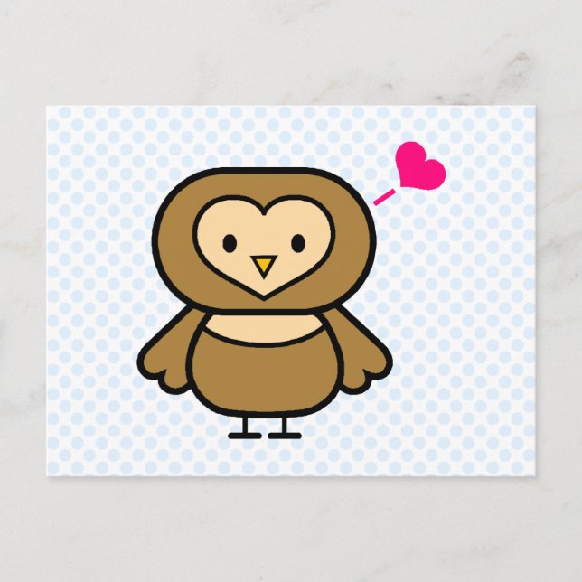 Obie Owl Postcard (Front)