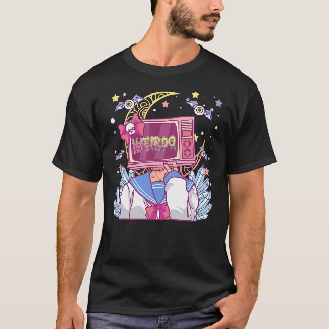 Object Head Cosplay Weirdcore Aesthetic Pastel Got T-Shirt (Front)