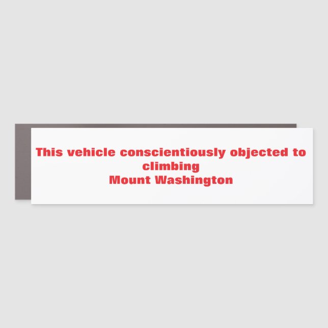 Objected Car Magnet (Front)