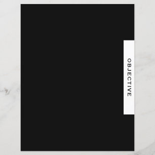 Objective   Presentation Divider   Black & White