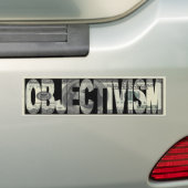 Objectivism Bumper Sticker (On Car)