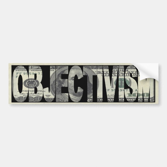 Objectivism Bumper Sticker (Front)