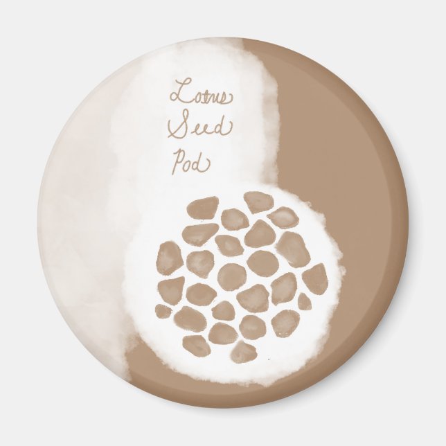 objet_11_lotus seed pod magnet (Front)