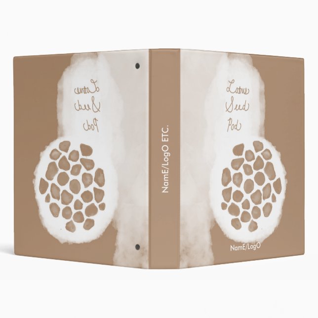 objet_11_lotus seed pod ring binder (Background)