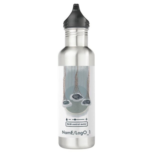 objet_2_rain control meter stainless steel water bottle (Right)