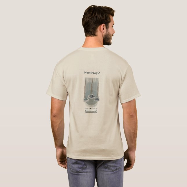 objet_2_rain control meter t-shirt (Back Full)