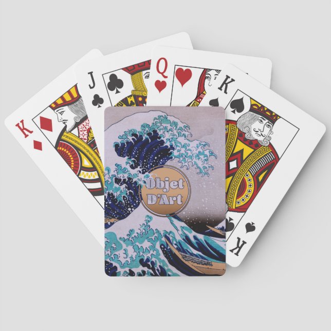 Objet D'Art - Fashion Wave Poker Cards (Back)