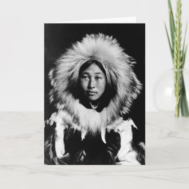 Obleka, an Eskimo woman, 1907 Card (Front)