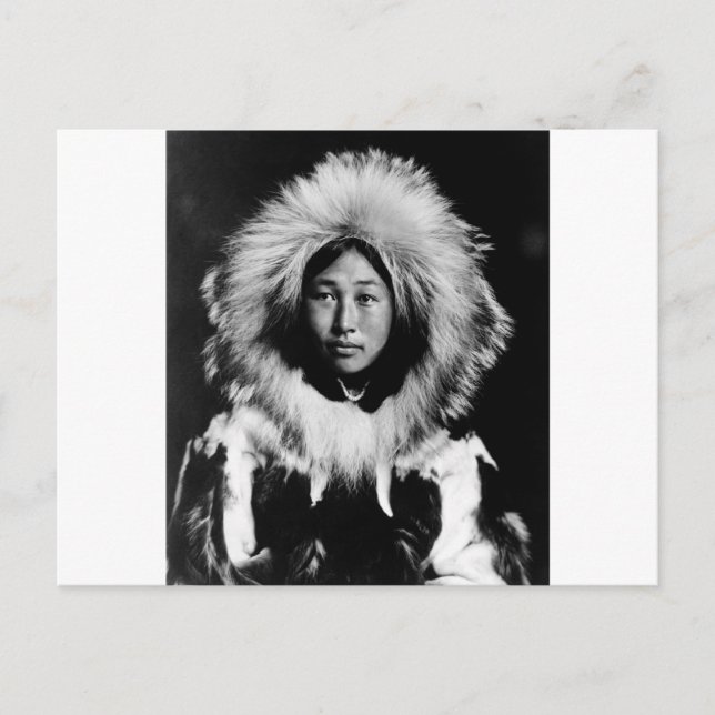 Obleka, an Eskimo woman, 1907 Postcard (Front)