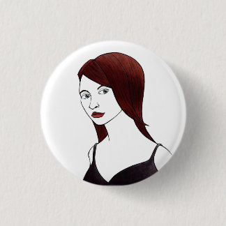 oblique glance pinback button