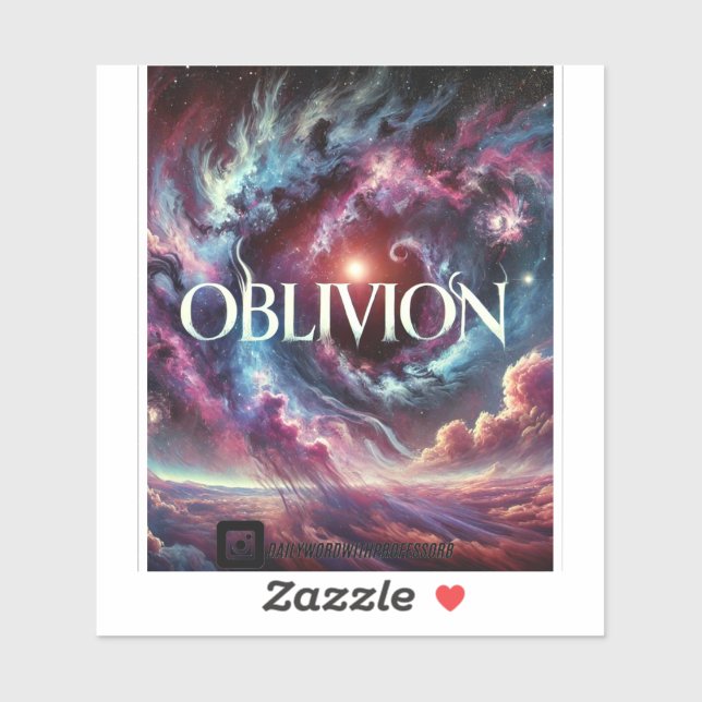 Oblivion Cosmic Sticker (Sheet)