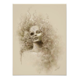 Oblivion Macabre Fantasy Art Photo Print