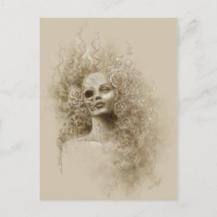 Oblivion Macabre Fantasy Art Postcard