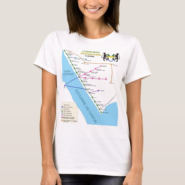 OBO Metro Libreville Gabon t-shirt (Front)