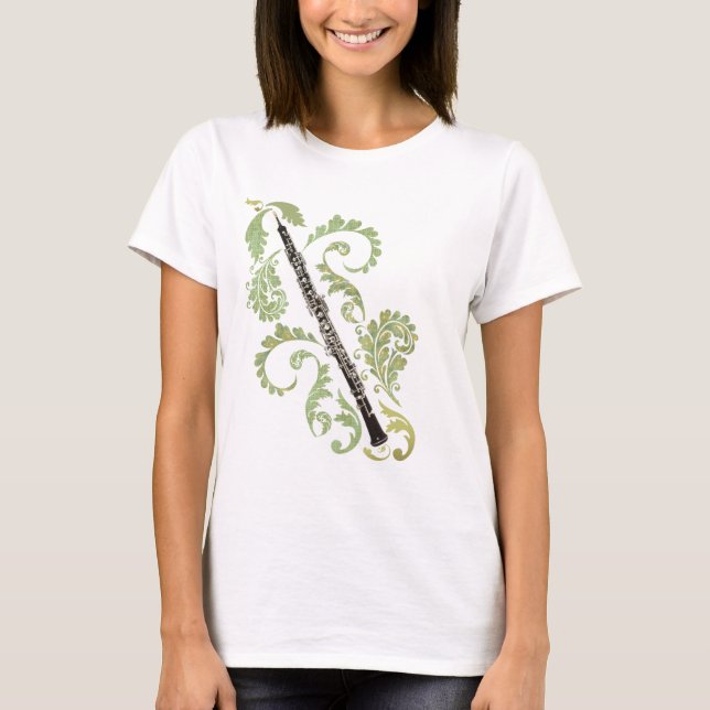 Oboe and Foliage T-Shirt (Front)
