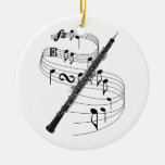 Oboe Ceramic Ornament
