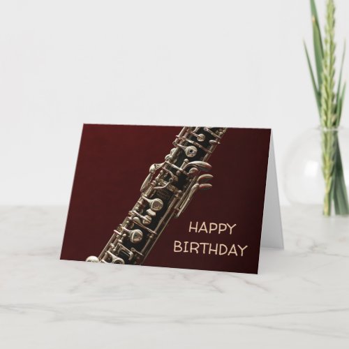 Oboe classical music card