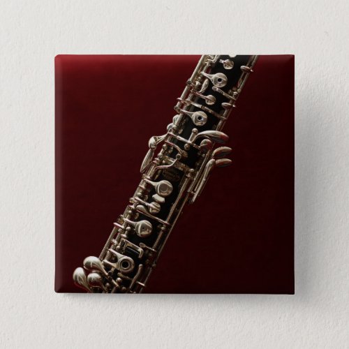 Oboe _ double reed woodwind musical instrument button