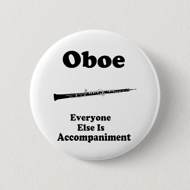 Oboe Gift Button (Front)
