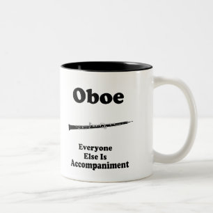 Oboe Gift Two-Tone Coffee Mug