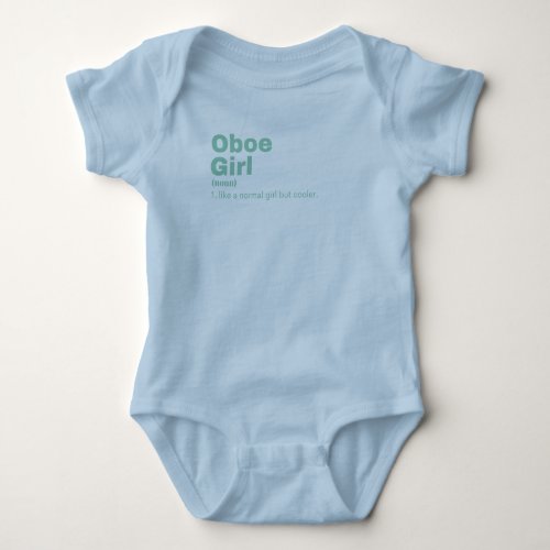 Oboe  Girl _ Oboe  Baby Bodysuit