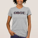 Oboe Heart Text T-Shirt