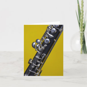 Oboe Image Greeting Card Made to Customize