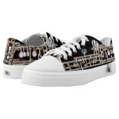 Oboe Key Mechanism Contrasting Views Low-Top Sneakers (Pair)