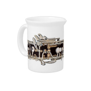Oboe Keys Creamer Pitcher