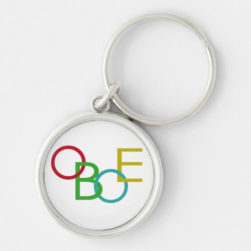 OBOE Letters Keychain