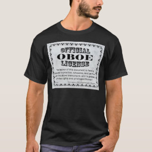 Oboe License T-Shirt