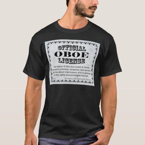 Oboe License T_Shirt