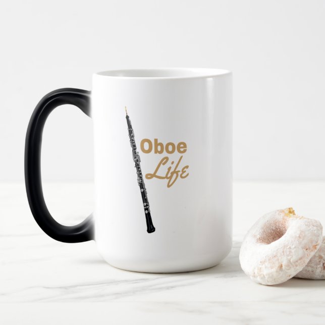 Oboe Life oboist musician Coffee Mug (With Donut)