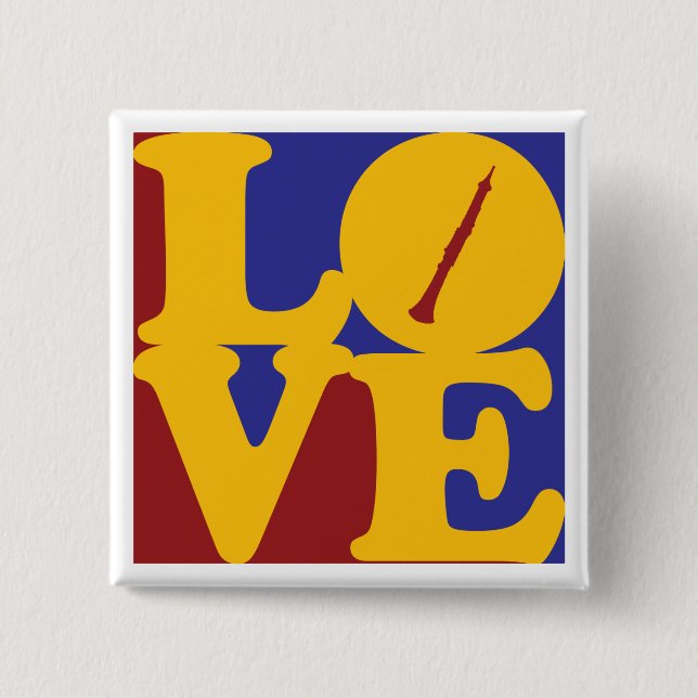 Oboe Love Button (Front)