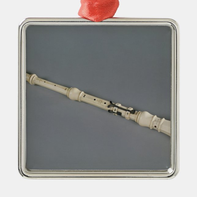 Oboe Metal Ornament (Front)
