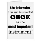 Oboe Most Important Instrument (Front)