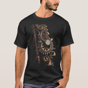 Oboe music instrument Graphic steampunk T-Shirt