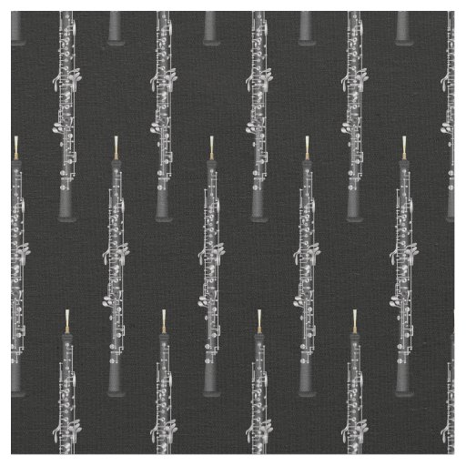 Oboe Music Musician Room Decor Fabric