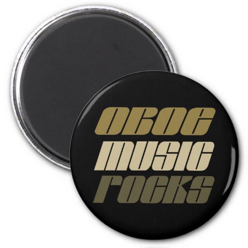Oboe Music Rocks Gift Magnet