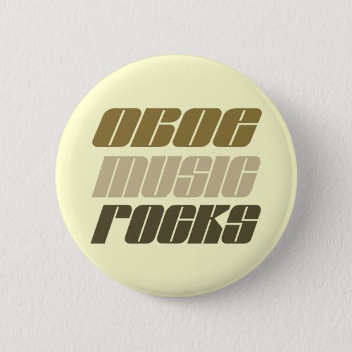 Oboe Music Rocks Gift Pinback Button