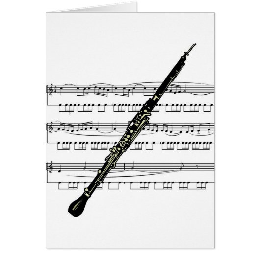 Oboe musical 01 B Cards (Front)