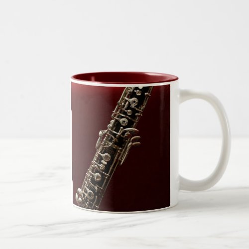 Oboe musical instrument Two_Tone coffee mug