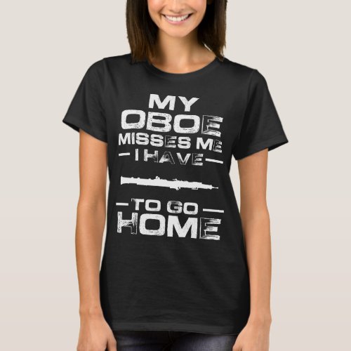Oboe Musician Music Instrument Oboe Player T_Shirt