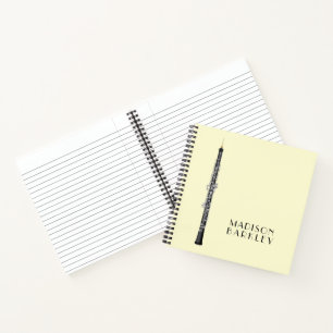 Oboe Musician Music Teacher Notebook