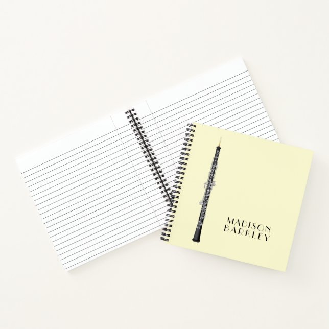 Oboe Musician Music Teacher Notebook (Inside)