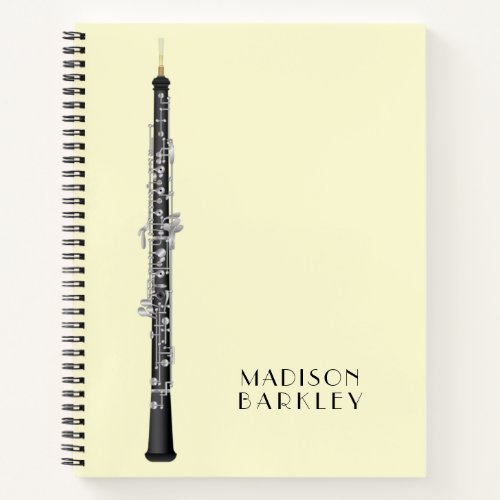 Oboe Musician Music Teacher Notebook