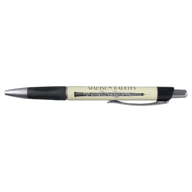 Oboe Musician Music Teacher Pen (Bottom)