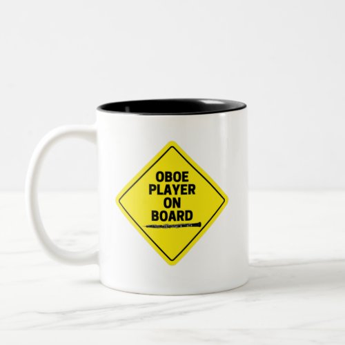 Oboe Player On Board Oboist Funny  Coffee Mug