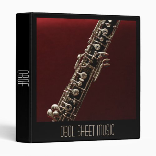 Oboe Sheet Music student folder portfolio