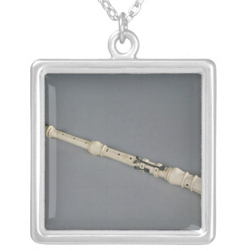 Oboe Silver Plated Necklace